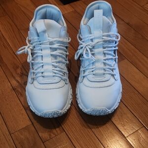 Champion White Dad Shoes Sneakers. Leather.